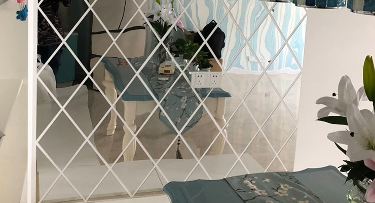 آینه تراشدار لوزی